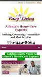 Mobile Screenshot of easylivingservices.com